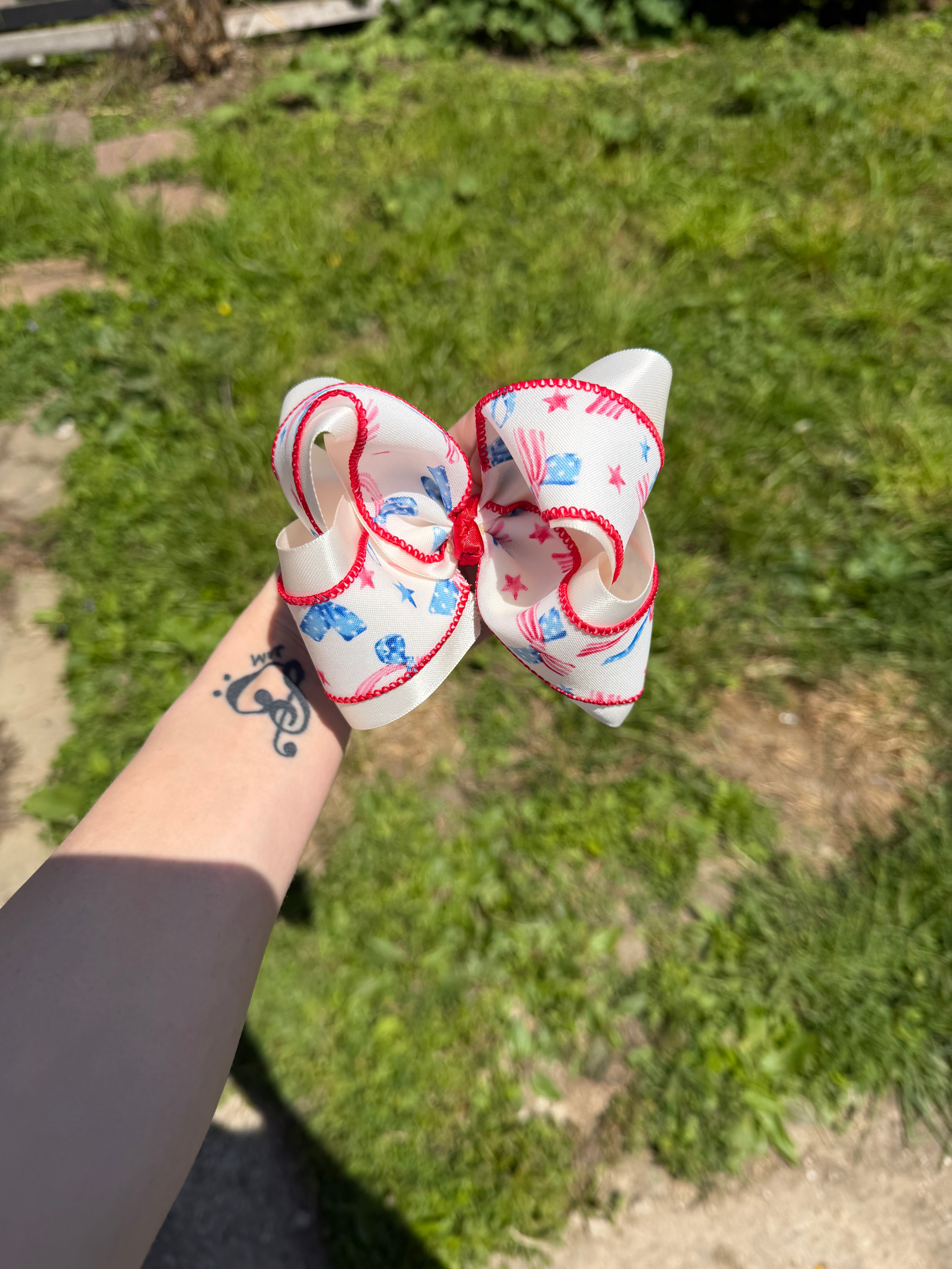 4th of July Bows 🇺🇸 | 3” Piggies – 6” Statement